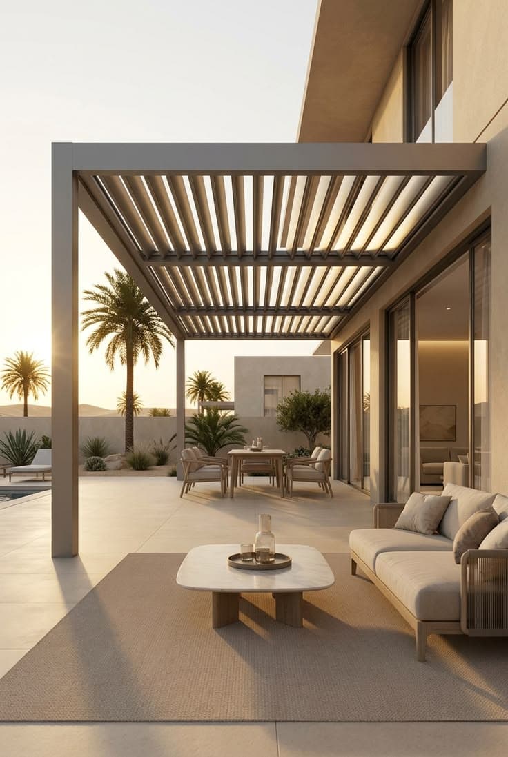 Bioklimatik Pergola Uygulaması 1